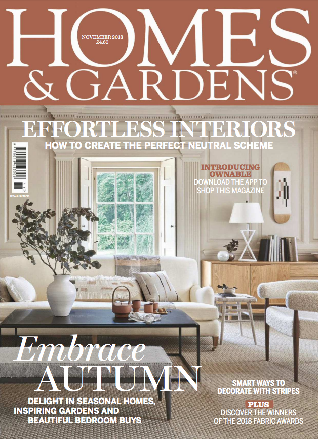 Homes Amp Amp Gardens Uk  November 2018 Cover