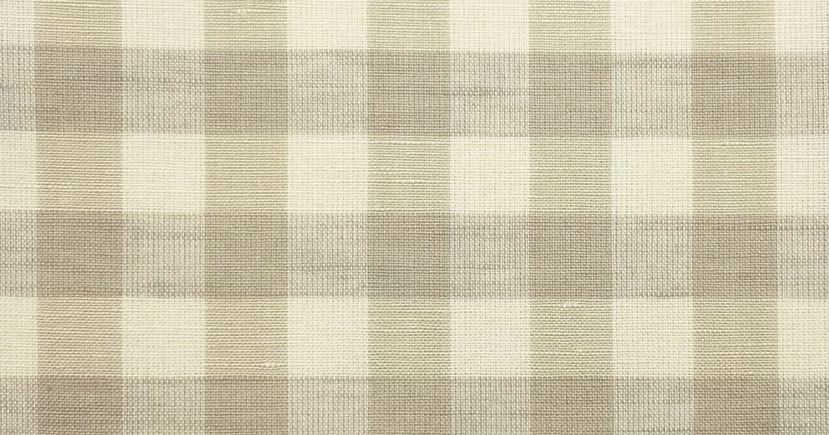 Chelsea Textiles | Small Check Sand | Checks & Stripes | Fabrics