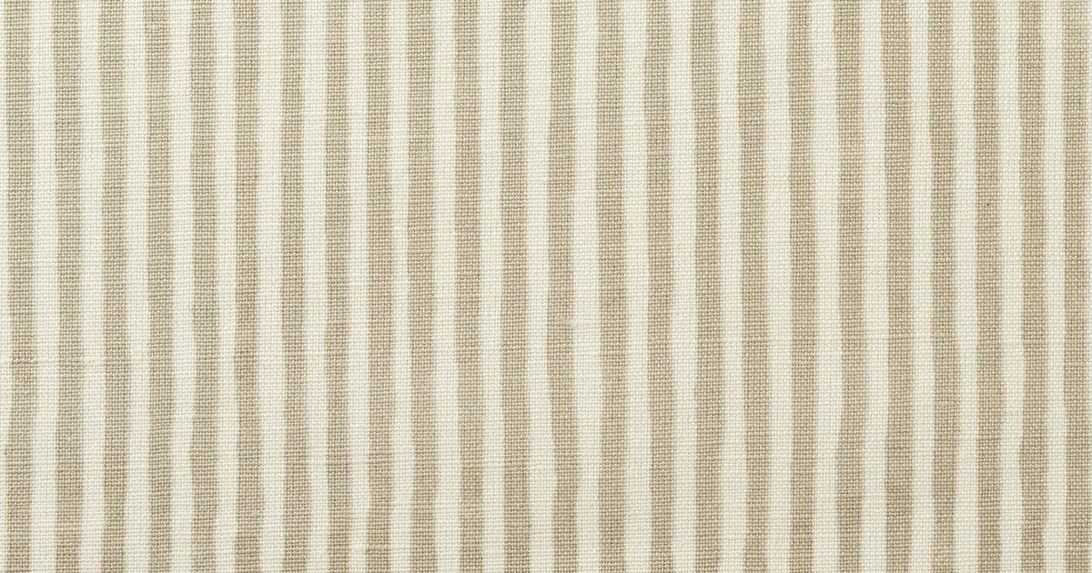 Small Stripes Chelsea Textiles | Tiny Stripe in Sand | Checks & Stripes | Fabrics