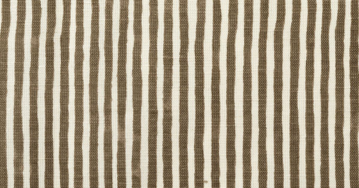 Small Stripes Chelsea Textiles | Tiny Stripe in Sludge | Checks & Stripes | Fabrics