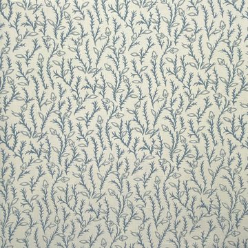 Fern vine in antique blue