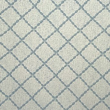 Trellis in antique blue
